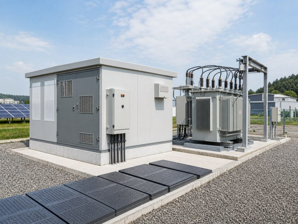 Prefabricated substation and transformer installation for infrastructure projects